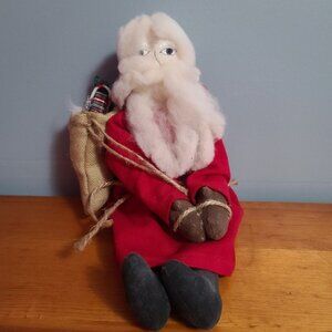 Vintage Handmade Santa Christmas doll 1990 18 Inch